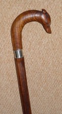 Antique Treen Walking Stick /