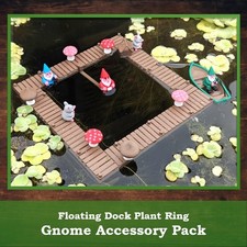 Aquarium Dock Decoration : Gnome pack - Gnomes, boats, mushrooms, mice and more