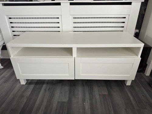 Ikea besta unit white - ikea, tv