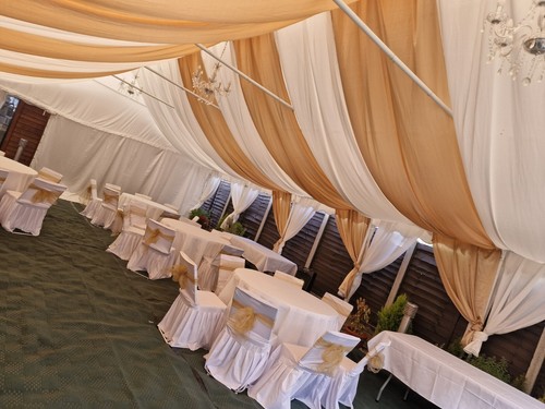 Marquee hire including - marquee,