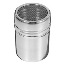  Powdered Sugar Shaker Stainless Coffee Flour Duster Coating Container