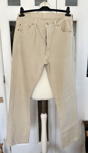 Levi 501 beige - beige, jeans.