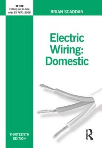 Electric wiring for domestic - wiring,