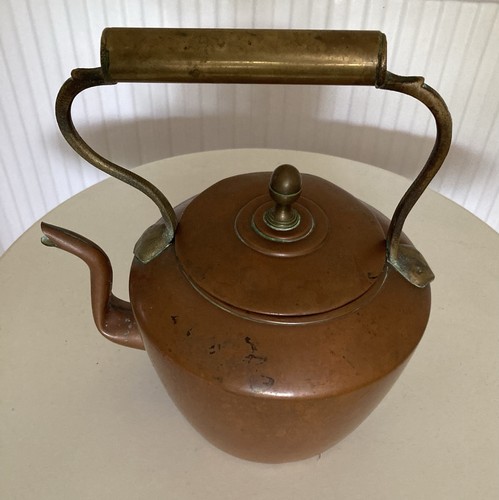 Antique copper kettle - antique,