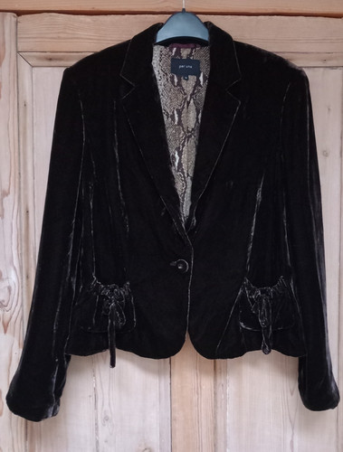 Per una velvet jacket size - per, uk