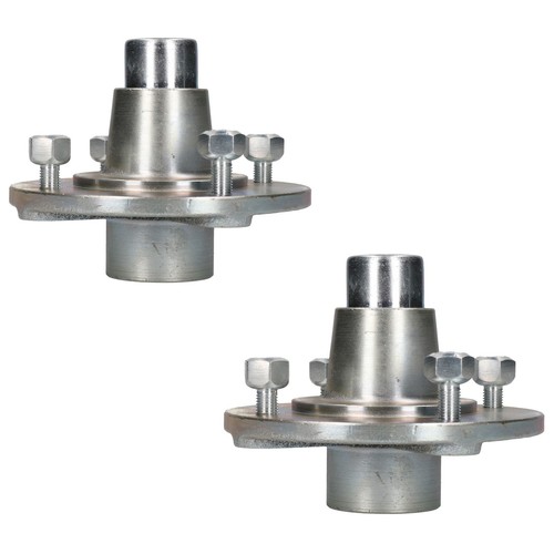 Pair trailer cast wheel hub - pair,