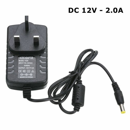 12v power supply charger - 2a,