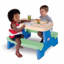 Little Tikes Easy Store Jr. Play Table,Blue & Green ~ Brand New In Box