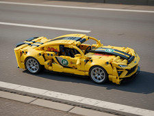 Technic Car with Pull Back