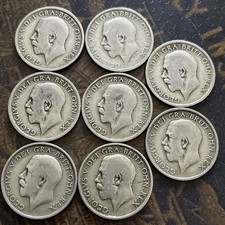 1920 Silver One Shillings Coin