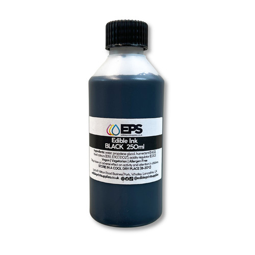 Eps black edible ink refill - black,