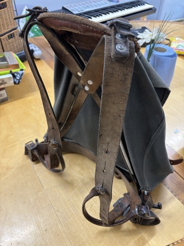 Vintage wwii mountain rucksack - vintage,