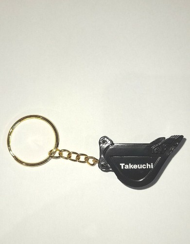 Takeuchi digger bucket keyring - takeuchi,