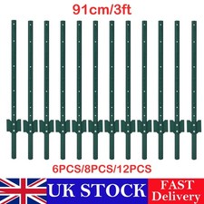 6/8/12 x 91cm(3ft) Metal Fence