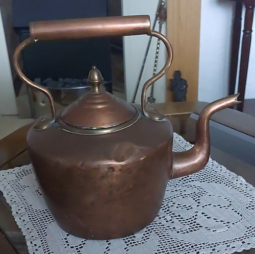Vintage handmade copper stove - handmade,