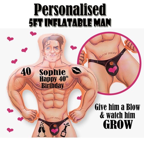 Inflatable man personalised - inflatable,