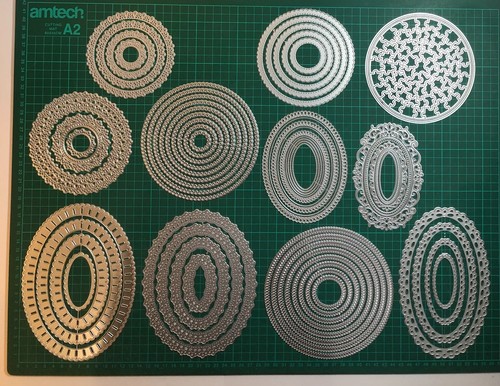 Decorative ovals circles die - ovals,