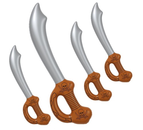 Pirate inflatable swords - 4,
