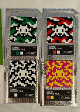 SET OF 4 TILES SPACE INVADER -