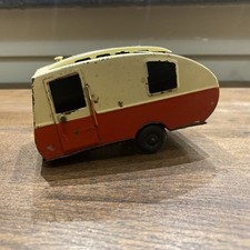 Vintage Pre War TRIANG Minic Tin Plate Caravan Unboxed #586