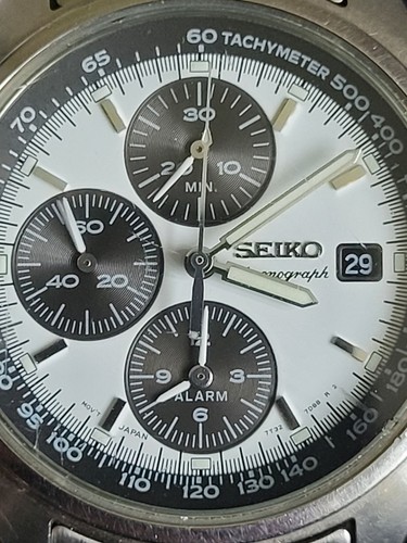 Seiko 7t32 7c60 panda - seiko, 7t32-7c60