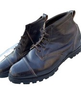 Brown Military Boots /capped