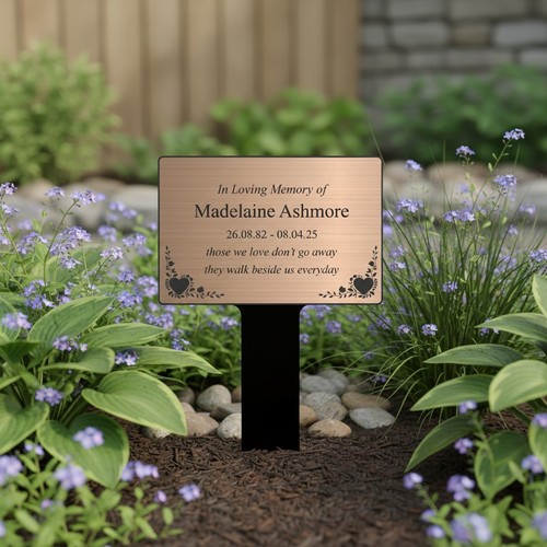 Personalised memorial stake - memorial,