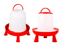 6kg feeder & 6 litre drinker