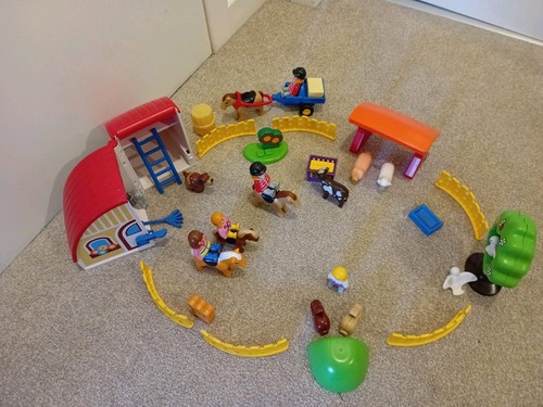 Playmobil 123 farm stables - playmobil,