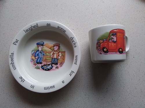 Postman pat porringer and - postman, mug