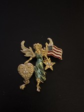 Kirks Folly American Goddess Brooch