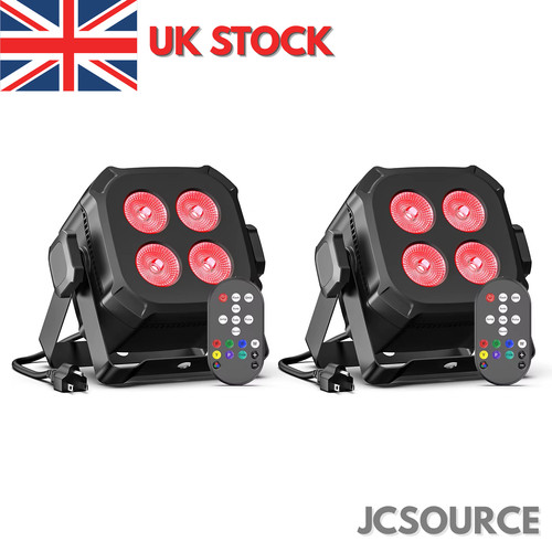 Rgbw led par stage lights - 2x,