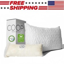 Coop Home Goods Memory Foam Pillow Adjustable Loft Pillow For Bed Sleeping Queen