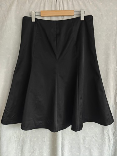 Coast black line midi - black, skirt