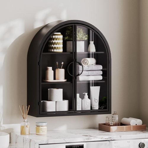 Heavy duty arched wall cabinet - heavy,