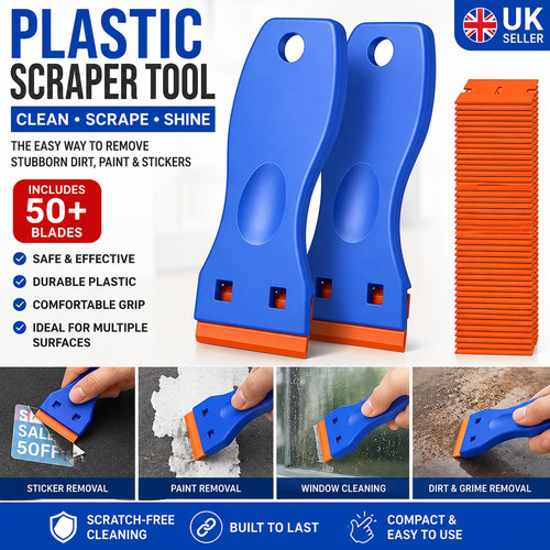 Plastic scraper tool glass - tool,