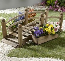 Wooden Planter Bridge Flowers