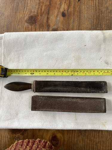 Vintage leather straight - leather,