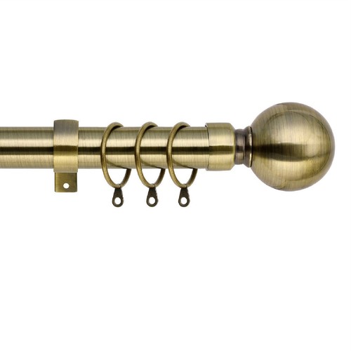 Extendable metal curtain pole - extendable,