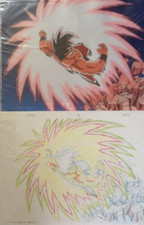 Dragon Ball Son Goku Art Sheet A4 Akira Toriyama japan anime