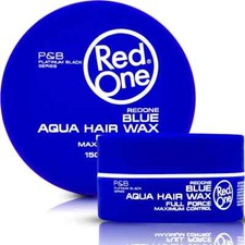 RED ONE AQUA HAIR GEL WAX FULL FORCE MAXIMUM CONTROL 150ML 7 colours available