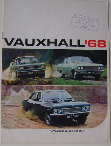 Vauxhall range original uk - range, 68