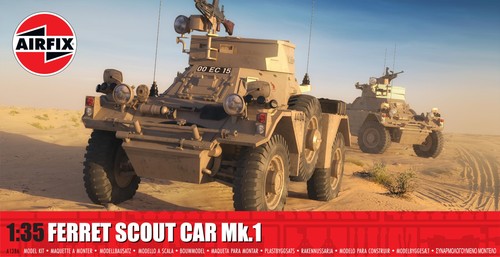 Airfix a1386 ferret scout car - scout,