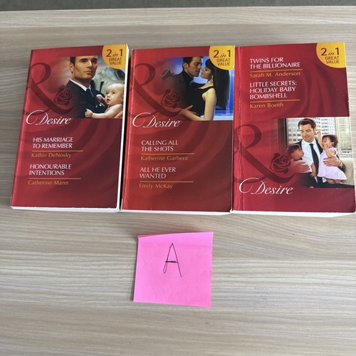Mills and boon desire series - and,