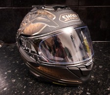 Shoei GT Air 3 Nile TC-9 Gold/Black Motorcycle Helmet with Pinlock Vison - Small