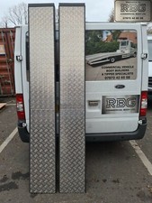 Car transporter loading ramps
