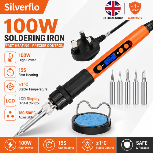 Soldering iron kit 100w - kit,