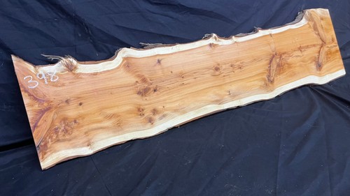 Hardwood yew slab - hardwood, resin