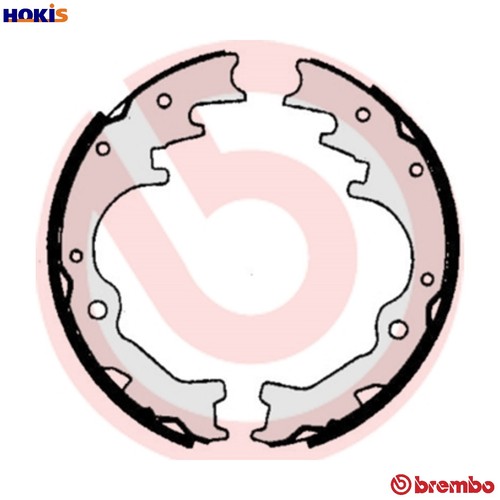 Brake shoe set 517 for - brake,