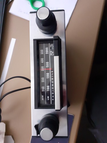 Classic vintage car - car, radio